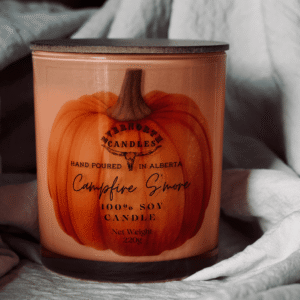 Campfire S’more - Marshmallow & Smoky Patchouli Soy Candle - Clove, Eucalyptus, Oak & Amber Scent