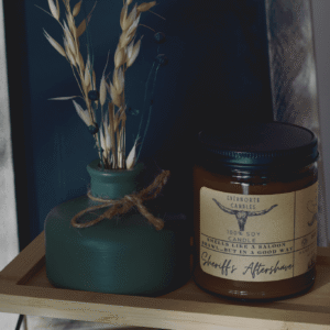 Sheriff's Aftershave - Sage, Orange Peel & Bergamot Soy Candle - Pine, Lavender ans Earthy Moss Blend